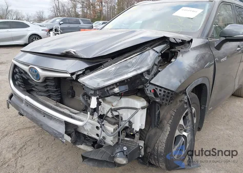 2021 Toyota Highlander Hybrid Xle from USA, damaged, VIN 5TDGBRCH6MS530331